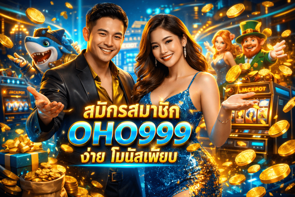 สมัครสมาชิก OHO999 ง่าย โบนัสเพียบ