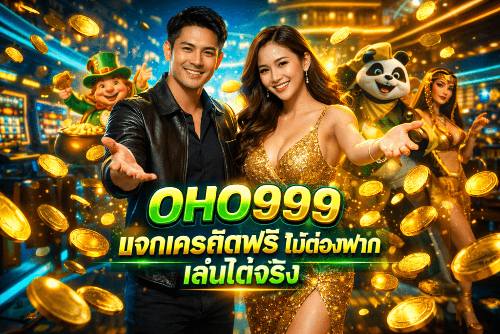 OHO999 แจกเครดิตฟรี ไม่ต้องฝาก เล่นได้จริง